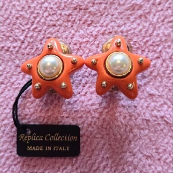Replica Collection Orange Starfish - Picture 1 of 5